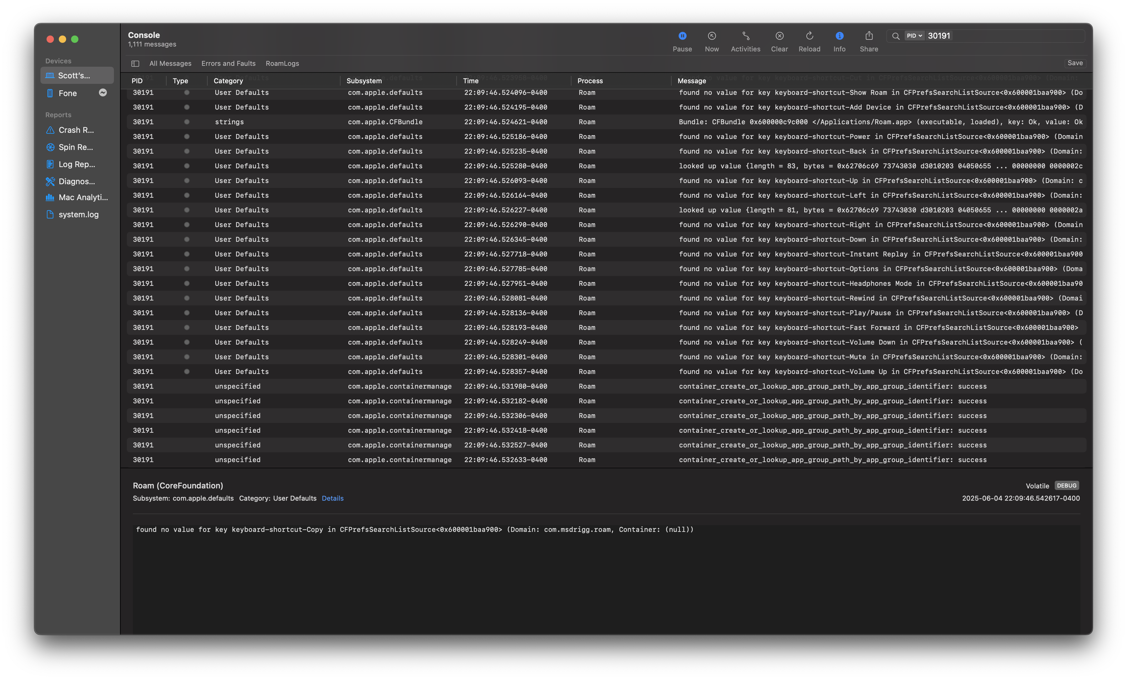 console header picture